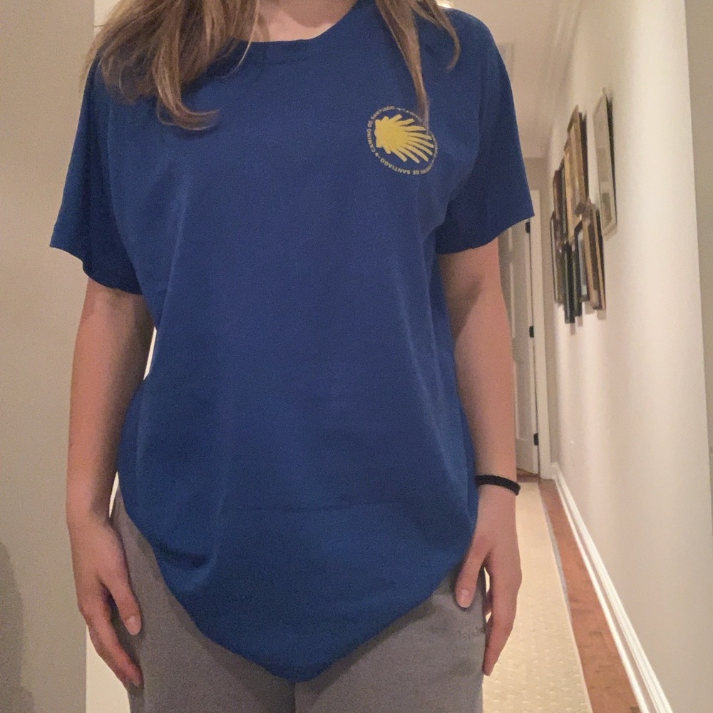 US L unisex republic de santiago dark blue tee